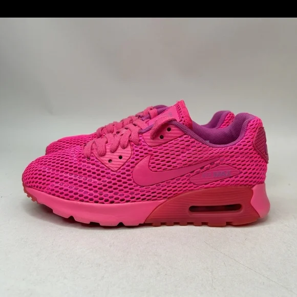 Nike Air Max 90 Ultra Breathe Pink Blast Running Shoes Women's 7.5 Sneakers - Picture 6 of 8